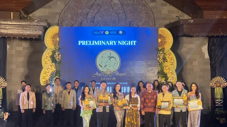 Polsek Gianyar Amankan Preliminary Night Jegeg Bagus 2026