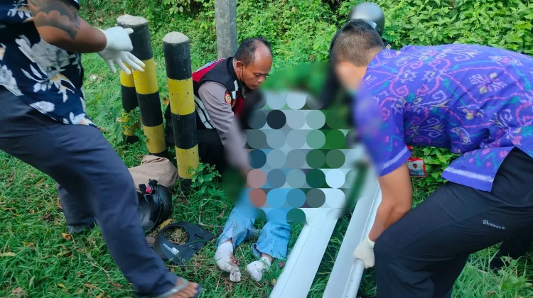 Tabrak Tiang Lampu, Pegawai BUMD Tewas di TKP