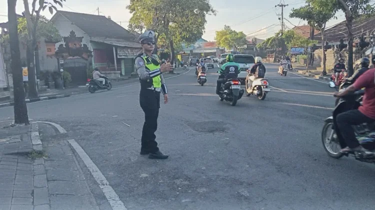 Polres Badung Pastikan Arus Lalin Lancar
