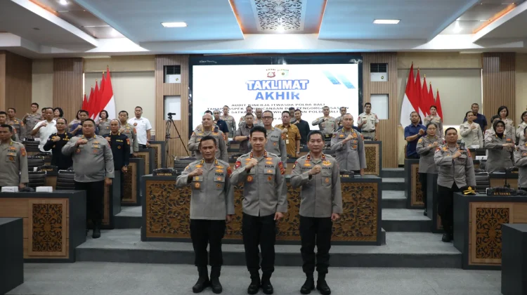 Kapolda Bali Tutup Audit Kinerja Itwasda Tahap Satu