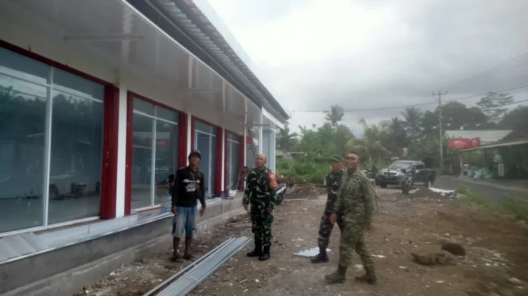 Dandim Klungkung Tinjau Progress Pembangunan Koperasi Desa