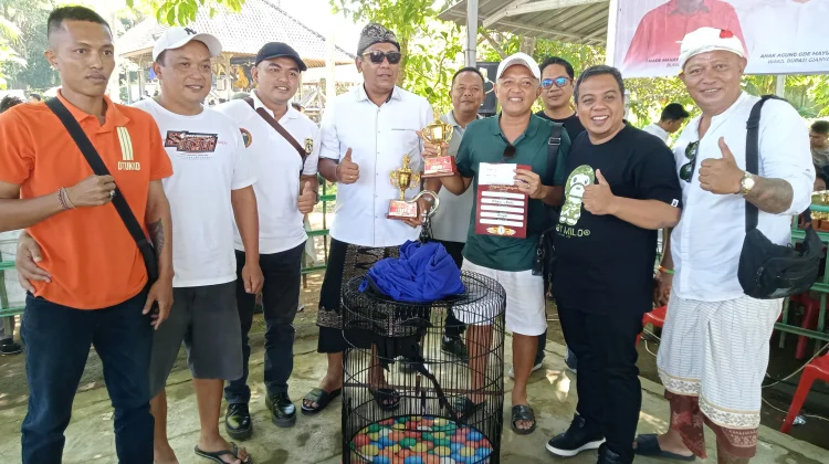 Sekda Buka Lomba Burung Meriahkan HUTke-255 Kota Gianyar