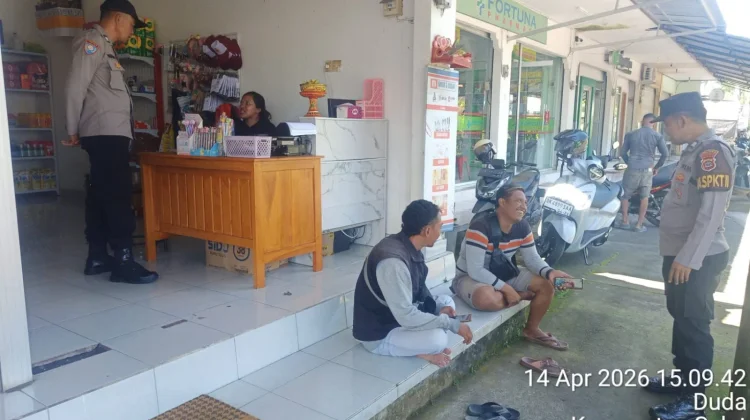 Patroli Dialogis Polsek Selat, Situasi Kamtibmas Wilayah Terpantau Kondusif