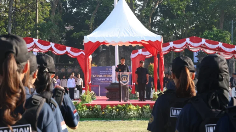 Jaga Stabilitas Keamanan Bali Satgas  Dharma Dewata Resmi Dikukuhkan