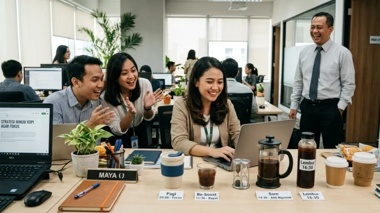 Strategi Minum Kopi agar Tetap Fokus Seharian
