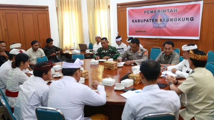 Bupati Satria Pimpin Rakortas Persiapan Pilkel Serentak Klungkung 2026