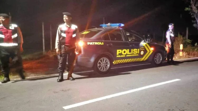 Patroli Subuh Ditingkatkan, Samapta Polsek Abiansemal Awasi ATM dan Jalur Sepi