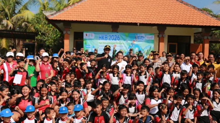 Buka Simulasi Bencana, Wabup Tjok Surya Dorong Simulasi Dilakukan Rutin