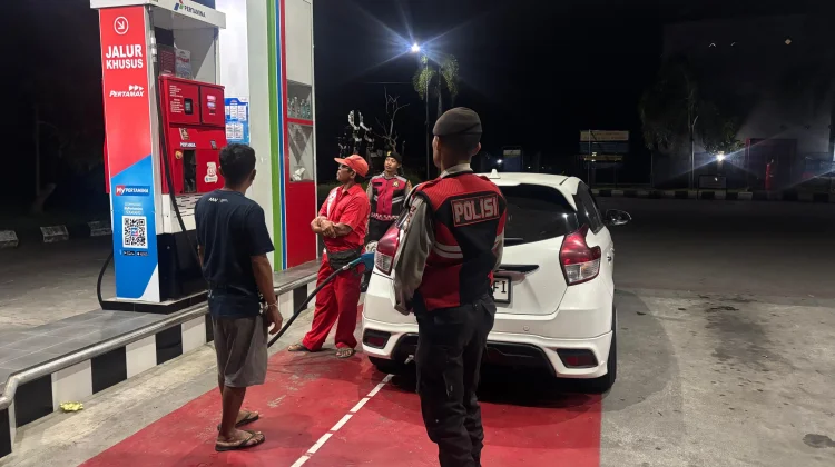 Jaga Kondusifitas, Samapta Polres Klungkung Rutin Gelar Patroli Malam