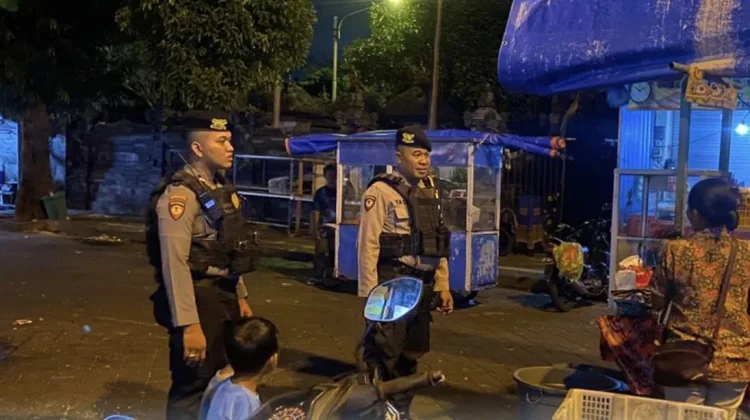 Tekan Potensi Gangguan Malam Hari, Raimas Polres Badung Susuri Jalur Rawan