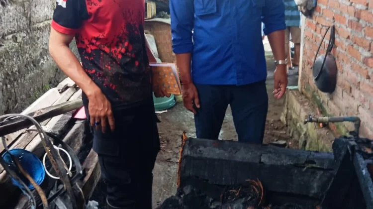 Gudang di Dauhwaru Terbakar, Kerugian Materiil Mencapai Jutaan Rupiah