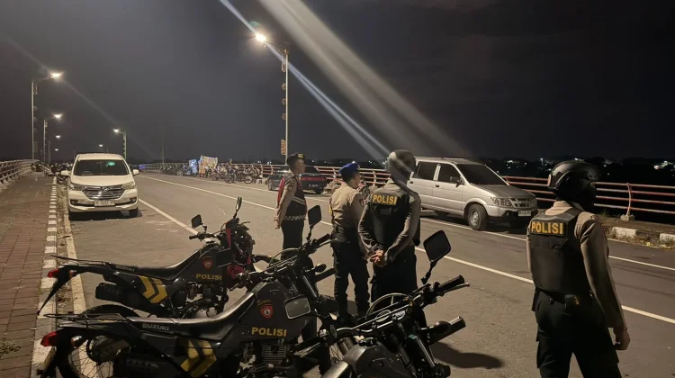 Raimas Polres Klungkung Tingkatkan Pemantauan di Jembatan Merah PKB
