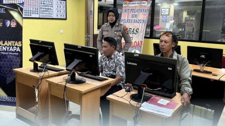 Polantas Menyapa Polres Badung Wujud Pelayanan SIM Berbasis Transparansi