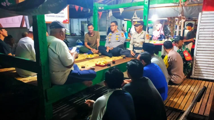 Kapolsek Negara Gelar Sabuk Kamtibmas Loloan Barat