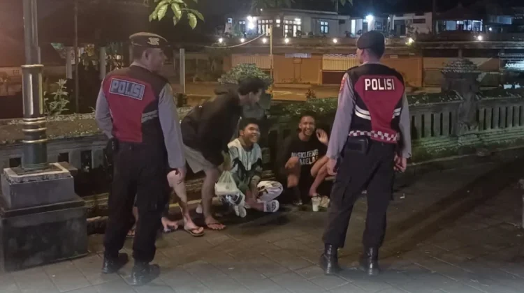 Polres Badung gelar Patroli Biru Ajak Generasi Muda jaga Kamtibmas
