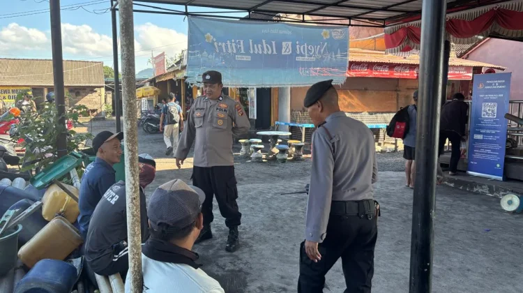 Polsek Dawan Gelar Patroli KRYD, Jaga Kamtibmas di Goa Lawah dan Pelabuhan Tribuana