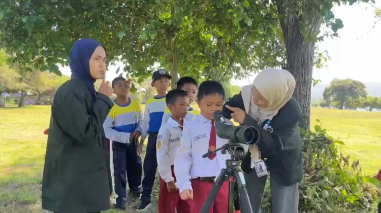 Edukasi Pelajar SD, TNBB Kenalkan Curik Bali Sejak Dini