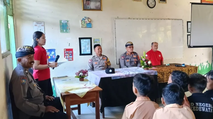Polsek Ubud Sosialisasikan Bahaya Bullying dan Perundungan di Sekolah Dasar