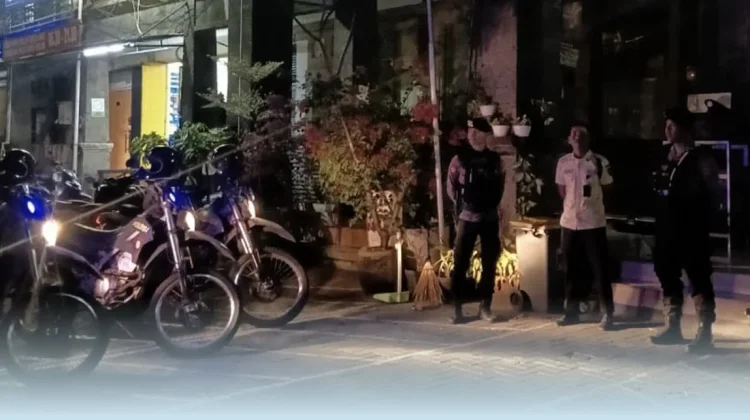 Raimas Polres Badung Sambangi Objek Vital Antisipasi Kriminalitas Malam