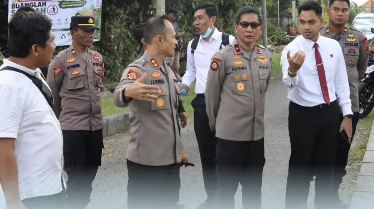 Sinergitas Polda Bali, Polres Badung dan Tim Labfor Sisir TKP Penemuan Mr. X