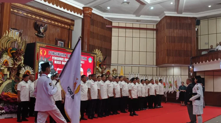Sah! Giri Prasta dan Pengurus KONI Bali Dilantik KONI Pusat