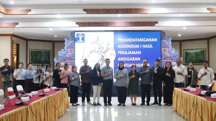Kanwil Kemenkum Bali Tandatangani Addendum Bantuan Hukum 2026