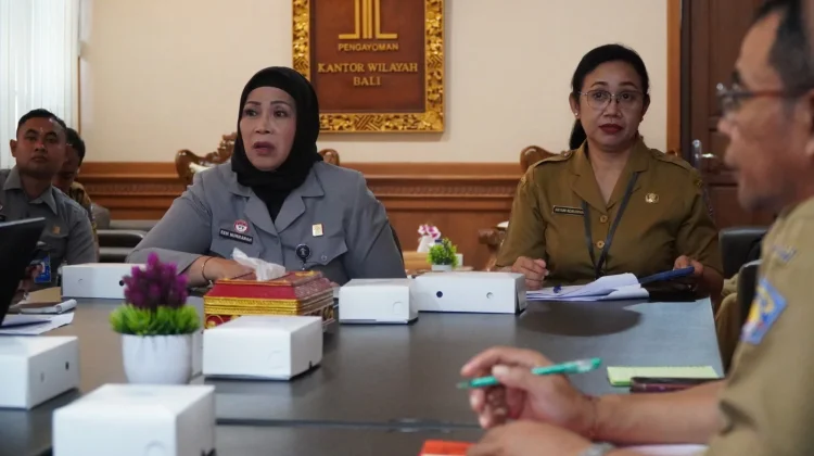 Kanwil Kemenkum Bali Harmonisasi Dua Ranpergub Strategis Pemprov Bali