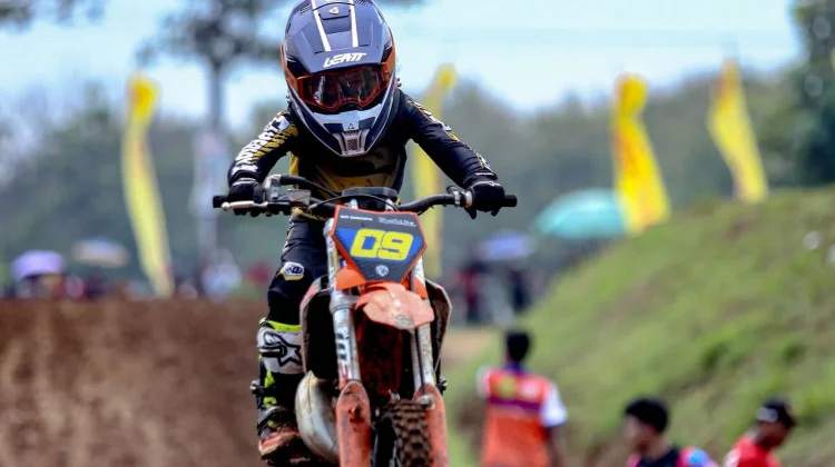 Crosser Cilik Jembrana Raih Runner-Up Kejurnas MX-50cc Karanganyar