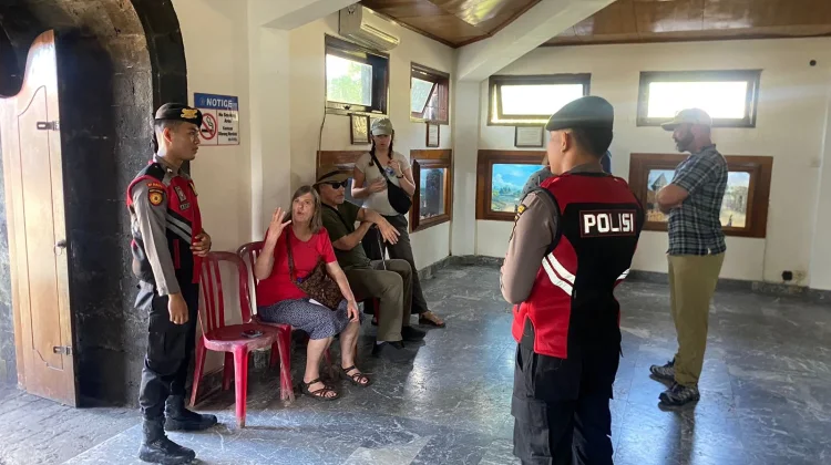 Sat Samapta Polres Klungkung Patroli KRYD di Monumen Puputan Klungkung
