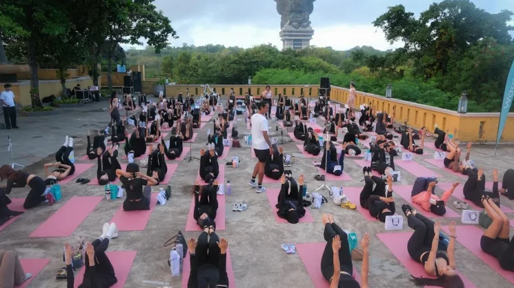 GWK Cultural Park dan A Plus Hadirkan “Sunrise Movement” Lewat Morning Mat Pilates