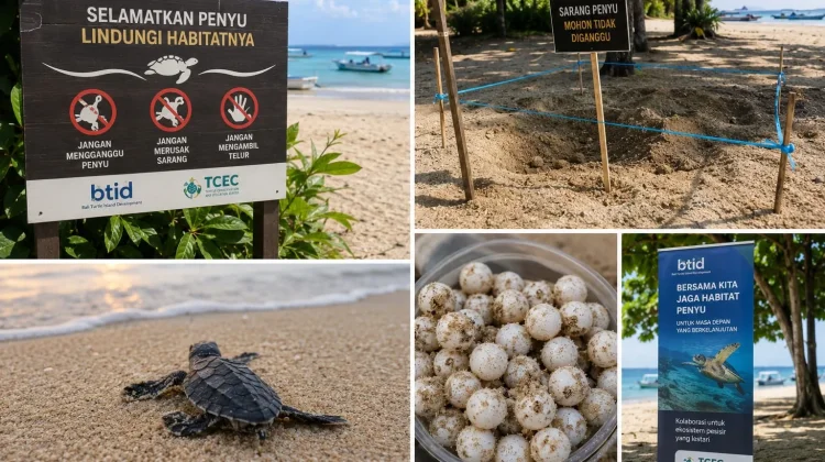 BTID Tekankan Kolaborasi Jaga Habitat Penyu di Kawasan Serangan Bali