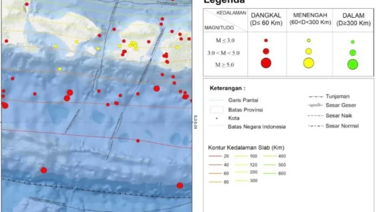 Bali dan Wilayah Sekitarnya Diguncang Puluhan Gempa Bumi Dangkal