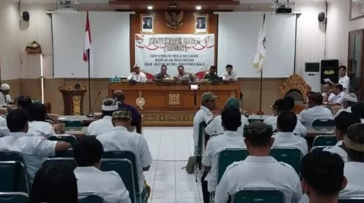 Danramil Klungkung Hadiri Musda FBN RI Klungkung