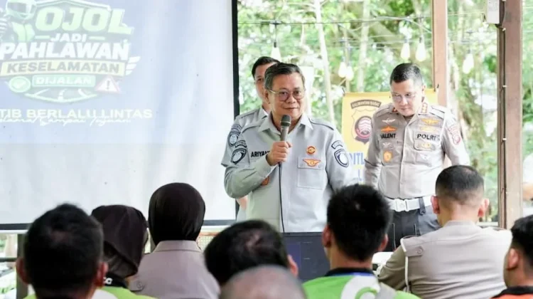 Jasa Raharja Bekali Komunitas Ojol dengan Edukasi Keselamatan dan PPGD