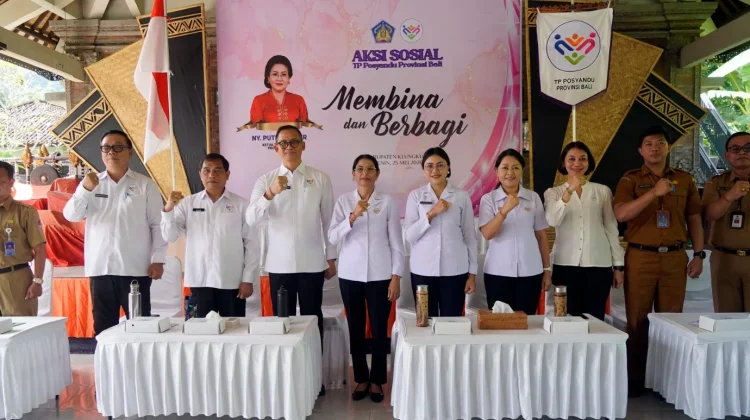 Aksi Sosial "Membina dan Berbagi" Provinsi Bali di Kecamatan Dawan