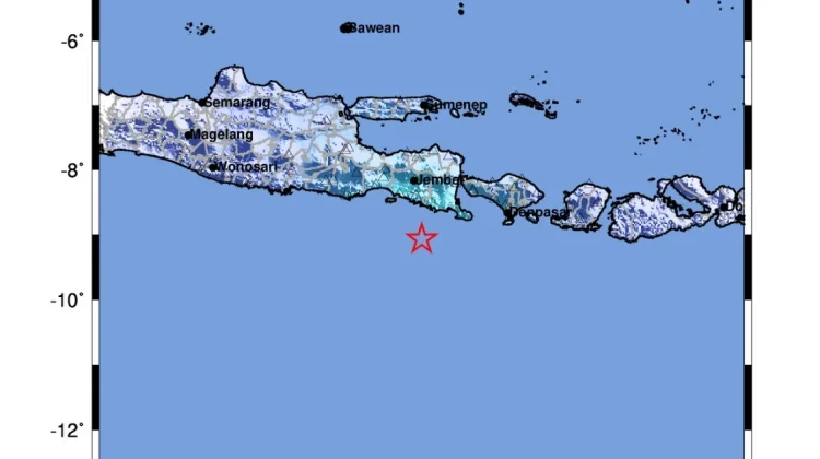 Gempabumi Tektonik M5,1 Guncang Jawa Timur Tidak Berpotensi Tsunami