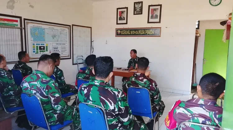 Danramil Nusa Penida Tekankan Profesionalisme dan Kekompakan Babinsa