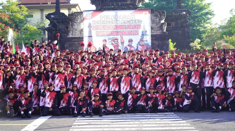 Lepas Kontingen Porjar Klungkung, Bupati Satria: Junjung Tinggi Sportivitas
