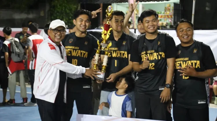 Tim Bhayangkara Dewata Raih Juara Tiga Basket Bali