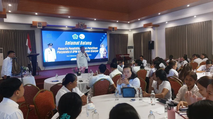 TP Posyandu Gianyar Gelar Pendidikan dan Pelatihan Posyandu 6 SPM