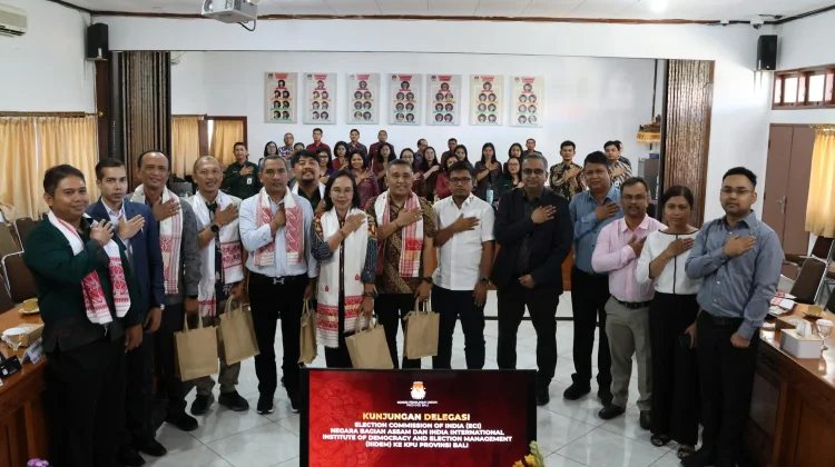 KPU Bali Terima Delegasi ECI India, Paparkan Rahasia Sukses Selenggarakan Pemilu