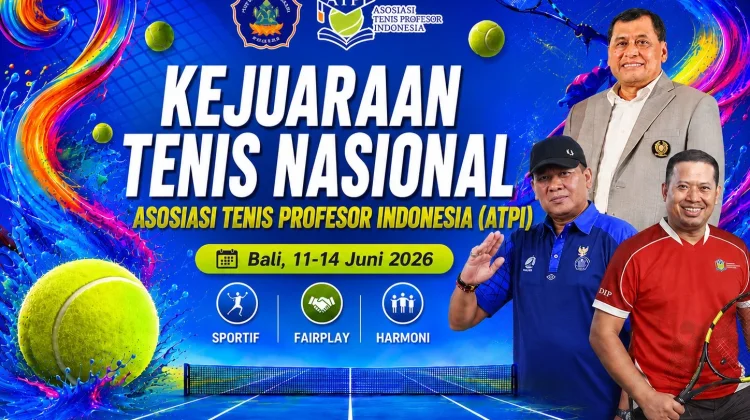 Kejurnas Tenis ATPI 2026 Siap Digelar di Undiksha, Diikuti Para Profesor