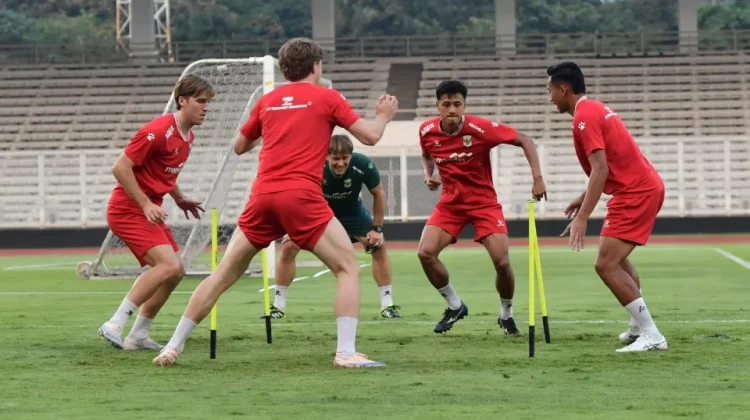 Punggawa Timnas Indonesia Matangkan Latihan jelang Laga Kedua FIFA Matchday 2026