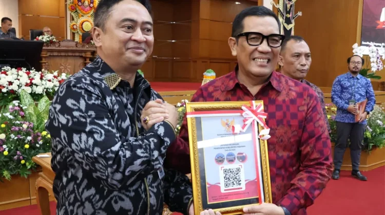 Pertahankan Transparansi, Pemkab Tabanan Raih Opini WTP 12 Kali atas LKPD