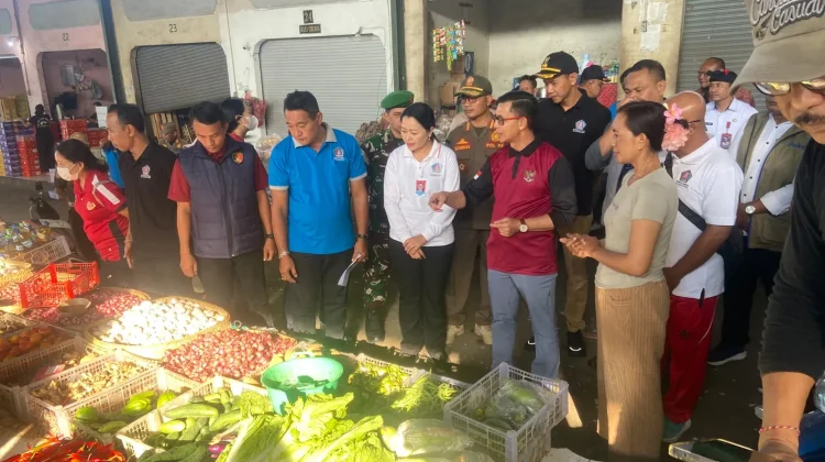 Jelang Hari Raya Galungan dan Kuningan, Polres Klungkung Ikut Monitoring Stok
