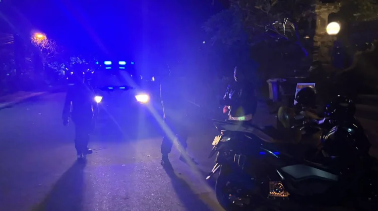 Patroli Malam, Unit Samapta Polsek Dawan Sambangi Sejumlah Titik Rawan Gangguan