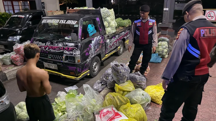 Patroli Malam Sat Samapta Polres Klungkung Jaga Kamtibmas