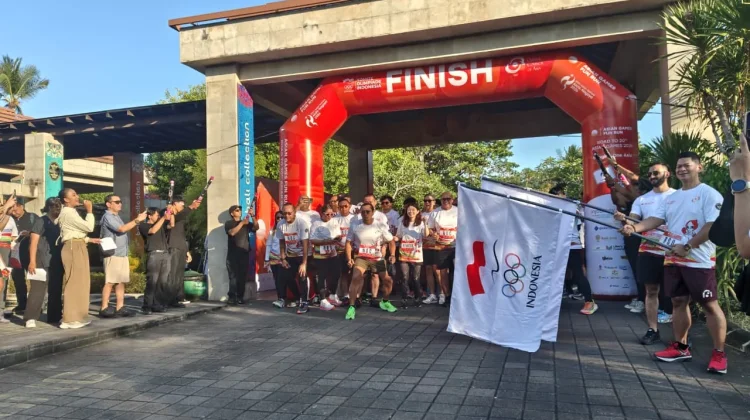 Asian Games Fun Run di Bali, NOC Indonesia Sebarkan Vibrasi Positif