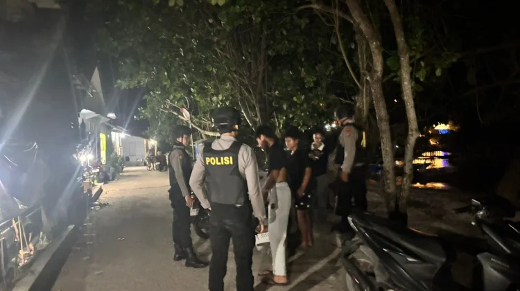 Tim Jalak Nusa Polsek Nusa Penida Intensifkan Patroli Malam