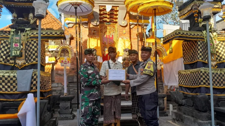 Bhabinkamtibmas Desa Negari Bersama Babinsa Tingkatkan Sinergitas